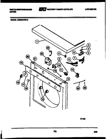 04 - Door And Installation Parts parts for Frigidaire Dryer DE250KDH2 from AppliancePartsPros.com