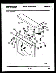 04 - Console And Control Parts parts for Frigidaire Dryer DE350RXW3 from AppliancePartsPros.com