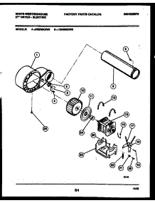 05 - Blower And Drive Parts parts for Frigidaire Dryer DE500KDD6 from AppliancePartsPros.com