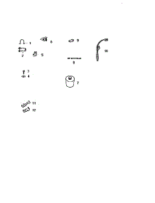 07 - Miscellaneous parts for Frigidaire Dryer DE600EDW5 from AppliancePartsPros.com