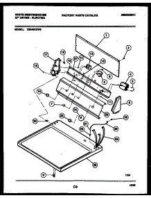 04 - Console And Control Parts parts for Frigidaire Dryer DE640KDW6 from AppliancePartsPros.com