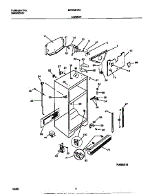 03 - Cabinet parts for Frigidaire Refrigerator MRT22NREW1 from AppliancePartsPros.com