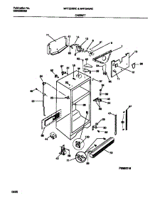 03 - Cabinet parts for Frigidaire Refrigerator MRT22NRCD0 from AppliancePartsPros.com