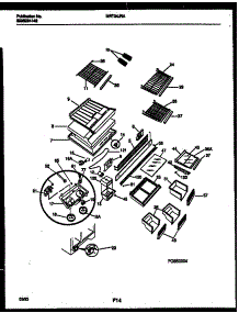 05 - Shelves And Supports parts for Frigidaire Refrigerator MRT24JRAZ0 from AppliancePartsPros.com