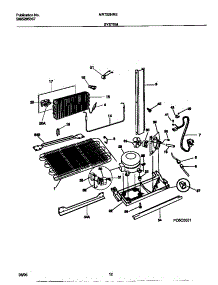 05 - System parts for Frigidaire Refrigerator MRT22NREW1 from AppliancePartsPros.com