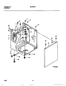 07 - Washer-Cabinet parts for Frigidaire Washer Dryer Combo MLCE52RCS0 from AppliancePartsPros.com