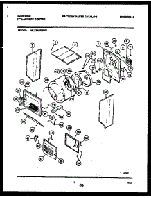 02 - Laundry Body Parts parts for Frigidaire Washer Dryer Combo MLXE42RBW0 from AppliancePartsPros.com