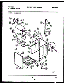05 - Cabinet Parts parts for Frigidaire Washer Dryer Combo MLXE42RBW0 from AppliancePartsPros.com