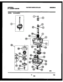 07 - Transmission Parts parts for Frigidaire Washer Dryer Combo MLXE42RBW0 from AppliancePartsPros.com