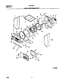 02 - P17u0020 Dry Cab,Drm,Htr parts for Frigidaire Washer Dryer Combo MLXE42REW5 from AppliancePartsPros.com