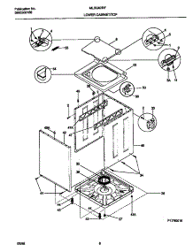 05 - Lower Cabinet / Top parts for Frigidaire Washer Dryer Combo MLSG62RFW1 from AppliancePartsPros.com
