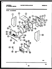 02 - Laundry Body Parts parts for Frigidaire Washer Dryer Combo MLXG42RBW0 from AppliancePartsPros.com