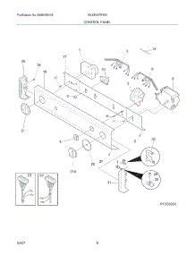07 - Control Panel parts for Frigidaire Washer Dryer Combo MLXE42RFW0 from AppliancePartsPros.com