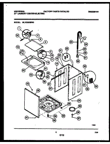 05 - Cabinet Parts parts for Frigidaire Washer Dryer Combo MLXE62RBW0 from AppliancePartsPros.com