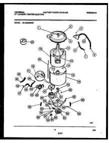 06 - Tub Detail parts for Frigidaire Washer Dryer Combo MLXE62RBW0 from AppliancePartsPros.com