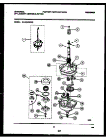 07 - Transmission Parts parts for Frigidaire Washer Dryer Combo MLXE62RBW0 from AppliancePartsPros.com