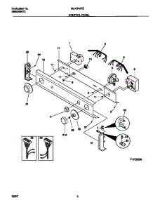04 - Control Panel parts for Frigidaire Washer Dryer Combo MLXG42RED2 from AppliancePartsPros.com