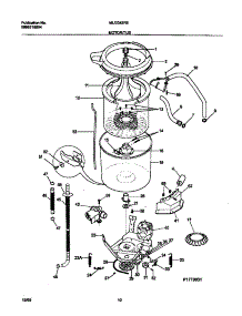 06 - Motor / Tub parts for Frigidaire Washer Dryer Combo MLXG42RED4 from AppliancePartsPros.com