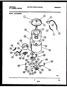 06 - Tub Detail parts for Frigidaire Washer Dryer Combo MLXG42RBW0 from AppliancePartsPros.com