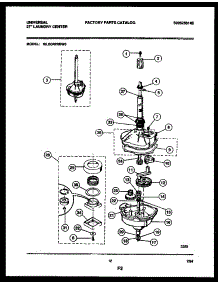 07 - Transmission Parts parts for Frigidaire Washer Dryer Combo MLXG42RBW0 from AppliancePartsPros.com