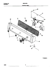 05 - Control Panel parts for Frigidaire Washer MWS445RET0 from AppliancePartsPros.com