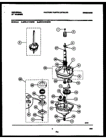 04 - Transmission Parts parts for Frigidaire Washer MWL411RBW0 from AppliancePartsPros.com