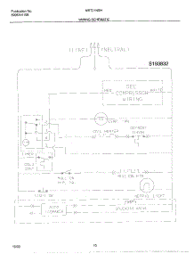 10 - Wiring Schematic parts for Frigidaire Refrigerator MRT21NSHD3 from AppliancePartsPros.com