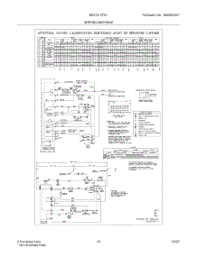 15 - Wiring Diagram parts for Frigidaire Washer Dryer Combo MEX731CFS1 from AppliancePartsPros.com