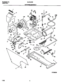 03 - Motor / Blower / Belt parts for Frigidaire Washer Dryer Combo MLXG42RBD2 from AppliancePartsPros.com