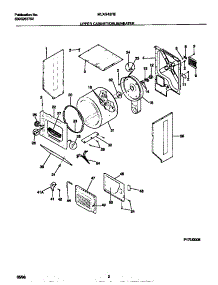 02 - Upper Cabinet / Drum / Heater parts for Frigidaire Washer Dryer Combo MLXG42REW0 from AppliancePartsPros.com