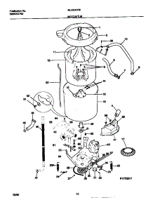 06 - Motor / Tub parts for Frigidaire Washer Dryer Combo MLXG42REW0 from AppliancePartsPros.com