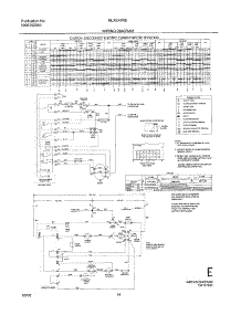 14 - Wiring Diagram parts for Frigidaire Washer Dryer Combo MLXE42REW8 from AppliancePartsPros.com