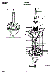 04 - Transmission parts for Frigidaire Washer MWX223REW2 from AppliancePartsPros.com