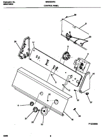 05 - Control Panel parts for Frigidaire Washer MWX223REW2 from AppliancePartsPros.com