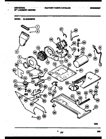 03 - Motor, Blower And Idler Arm Assembl parts for Frigidaire Washer Dryer Combo MXLG62RBD0 from AppliancePartsPros.com