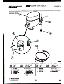 05 - Compressor Parts parts for Frigidaire Dehumidifier ED132M6 from AppliancePartsPros.com