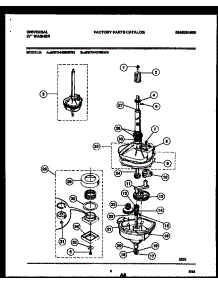 04 - Transmission Parts parts for Frigidaire Washer MWX445RBD0 from AppliancePartsPros.com