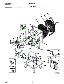 03 - Unit Parts parts for Frigidaire Dehumidifier MDD30FW2 from AppliancePartsPros.com