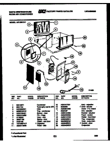 03 - Air Control Parts parts for Frigidaire Dehumidifier ED508K7 from AppliancePartsPros.com