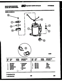 05 - Compressor Parts parts for Frigidaire Dehumidifier ED508K7 from AppliancePartsPros.com