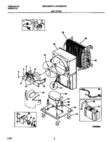 03 - Unit Parts parts for Frigidaire Dehumidifier MDDQ50FW1 from AppliancePartsPros.com