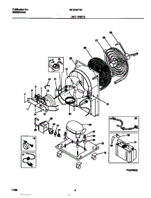 03 - Unit Parts parts for Frigidaire Dehumidifier MDD30FW1 from AppliancePartsPros.com