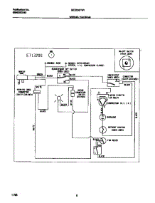 04 - Wiring Diagram parts for Frigidaire Dehumidifier MDD30FW1 from AppliancePartsPros.com