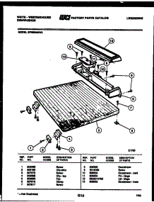 07 - Top And Miscellaneous Parts parts for Frigidaire Dishwasher SP560MXF2 from AppliancePartsPros.com