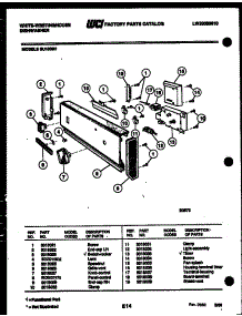 03 - Console And Control Parts parts for Frigidaire Dishwasher SU180MXR1 from AppliancePartsPros.com