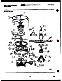 06 - Motor Pump Parts parts for Frigidaire Dishwasher SU180MXR1 from AppliancePartsPros.com