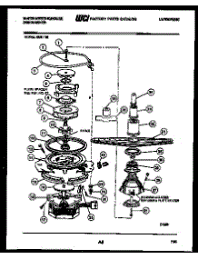 06 - Motor Pump Parts parts for Frigidaire Dishwasher SU211MR from AppliancePartsPros.com