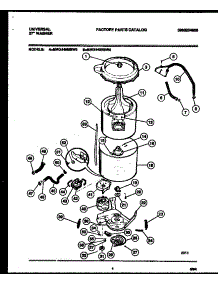 03 - Tub Detail parts for Frigidaire Washer MWX445MBD0 from AppliancePartsPros.com