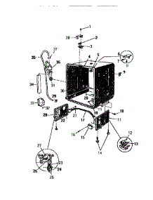 05 - Outer Tub Parts parts for Frigidaire Dishwasher SU770JXR2 from AppliancePartsPros.com