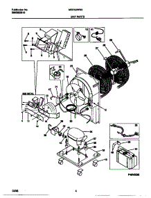 03 - Unit Parts parts for Frigidaire Dehumidifier MDD50WW2 from AppliancePartsPros.com